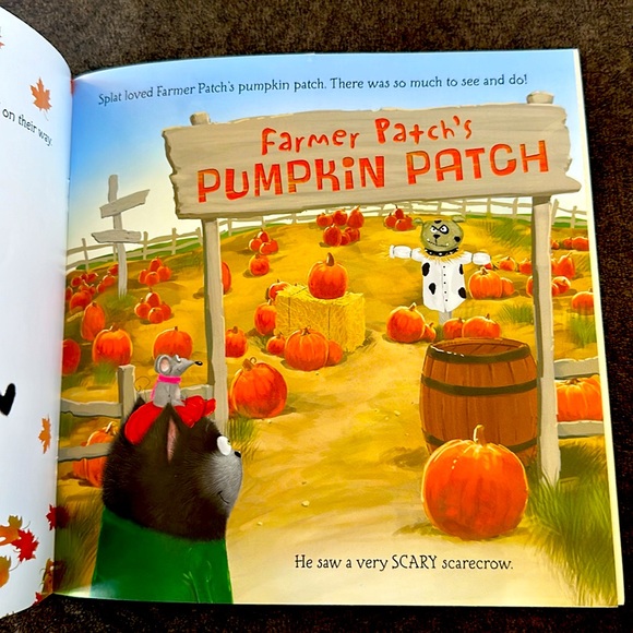 Splat the Cat & the Pumpkin Picking Plan Book by Rob Scotton for kids - Picture 5 of 5